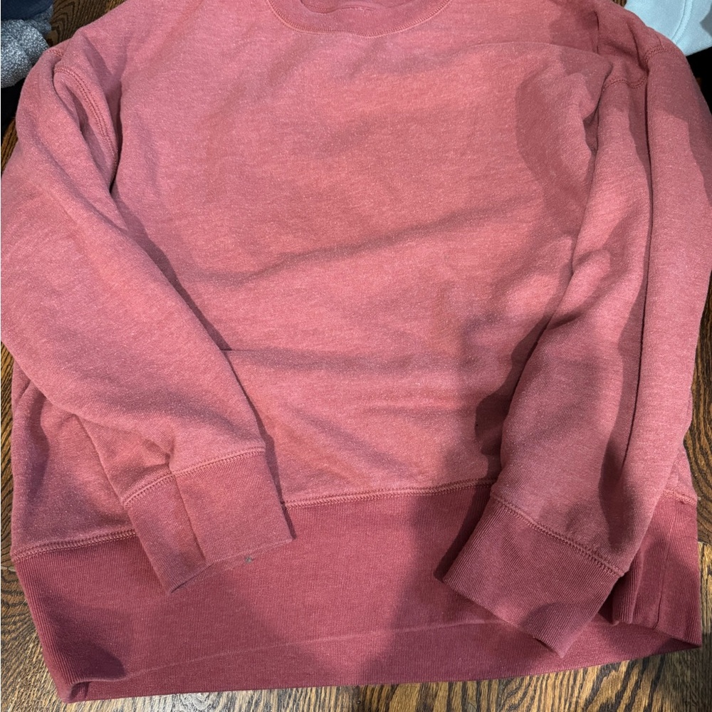 American Eagle Outfitters Brick Red Crewneck Sweater